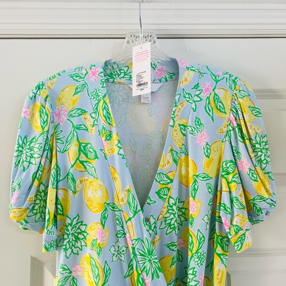 Lilly Pulitzer Sailynn Short Sleeve Romper. NWOT. Large. - Picture 3 of 4